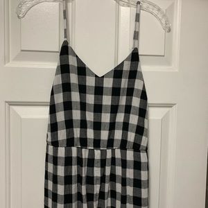 Madewell Gingham Jumpsuit